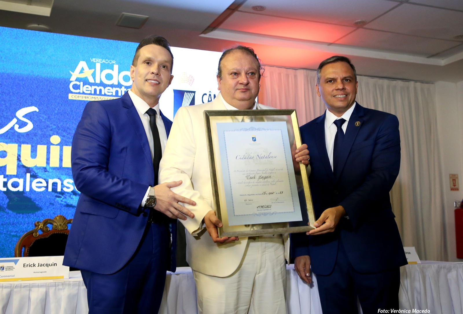 Chef Erick Jacquin recebe Título de Cidadão Natalense