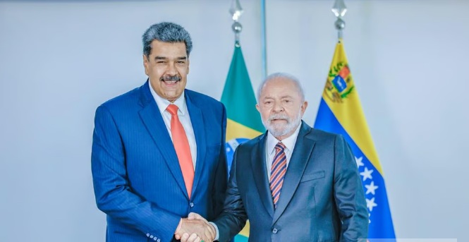 “A volta da relação Brasil e Venezuela é plena”, diz Lula ao lado de Maduro