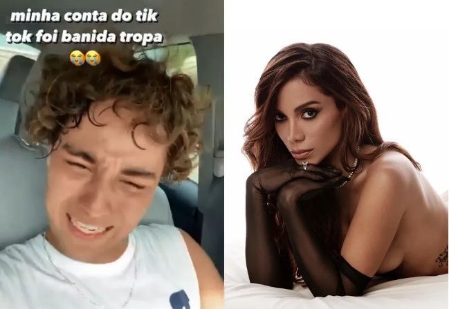 VÍDEO: Tiktoker chora ao ter conta banida após dizer que 'brasileiras são vistas como vulgares por causa de Anitta'