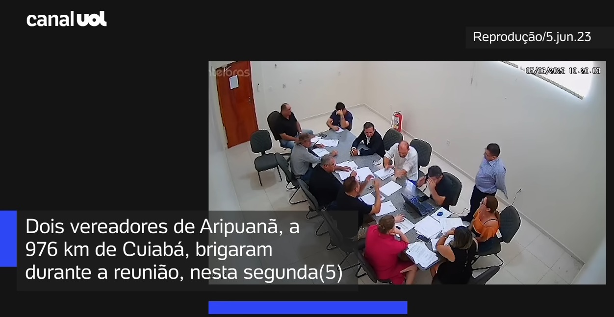 VÍDEO: Vereadores brigam em reunião após PL atrasar por erros de digitação