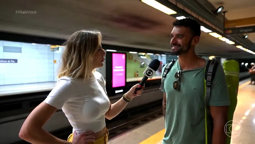 VÍDEO: Torcedor viraliza ao recusar participar de quadro de namoro do Mais Você para ver jogo do Botafogo