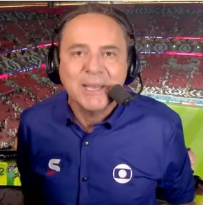 Globo oficializa equipe de primeira transmissão da seleção pós-Galvão Bueno