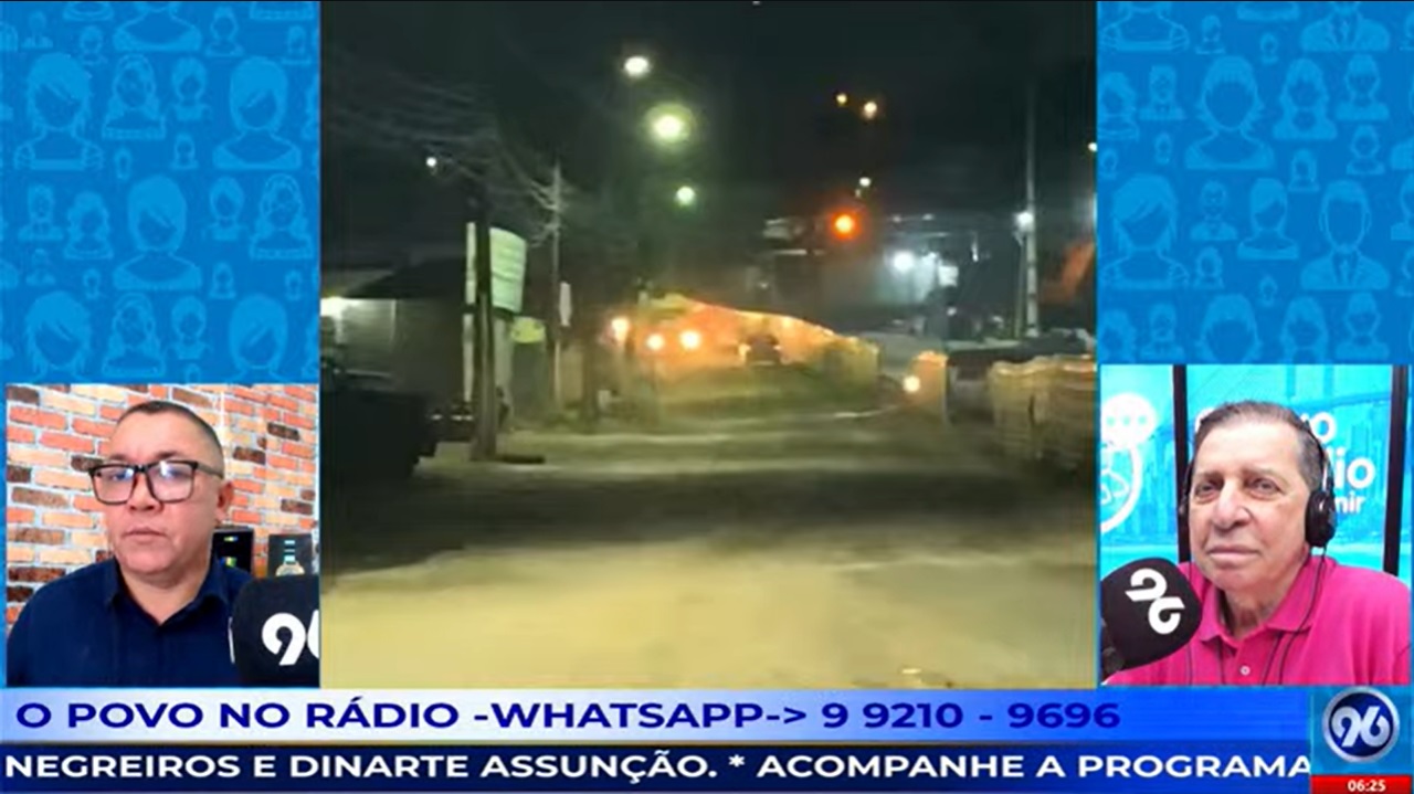 VÍDEO: Bandidos vão para o meio da rua e disparam contra motoristas durante a noite na Felizardo Moura