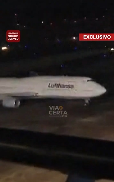 VÍDEO: Avião faz pouso de emergência no aeroporto de São Gonçalo