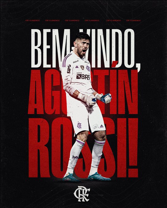 Flamengo anuncia goleiro Rossi como reforço para a sequência da temporada