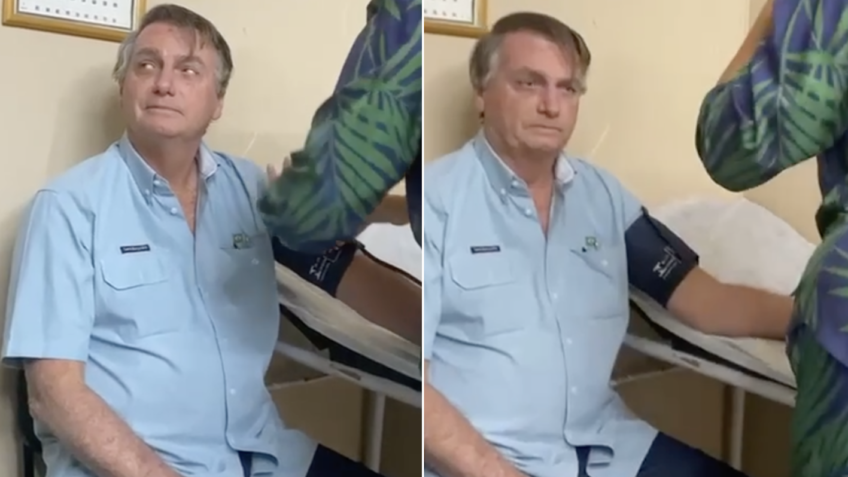 VÍDEO: Bolsonaro faz exames para renovar carteira de motorista; ASSISTA