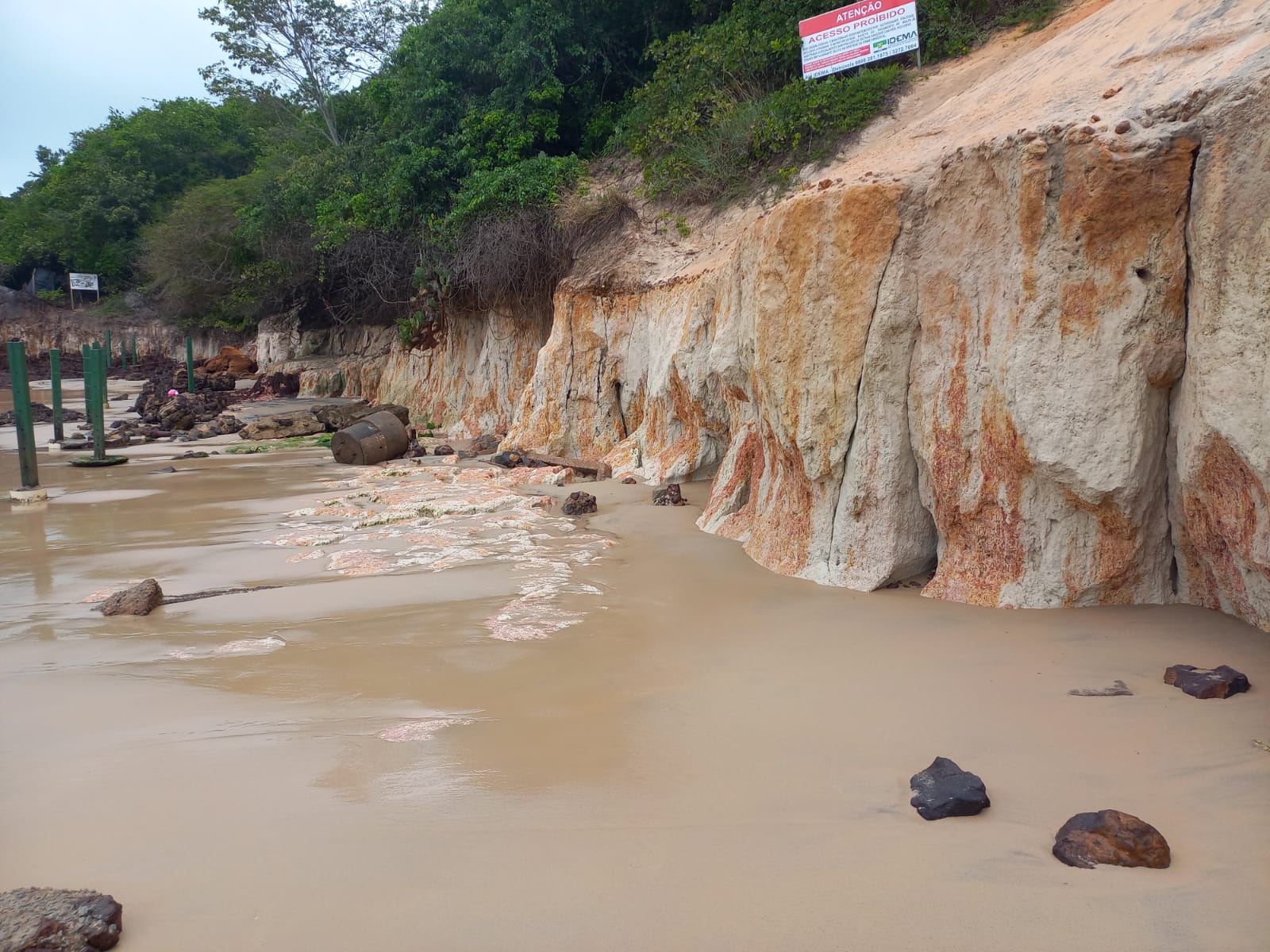 Morro do Careca ficará descaracterizado caso engorda não seja feita, diz professor