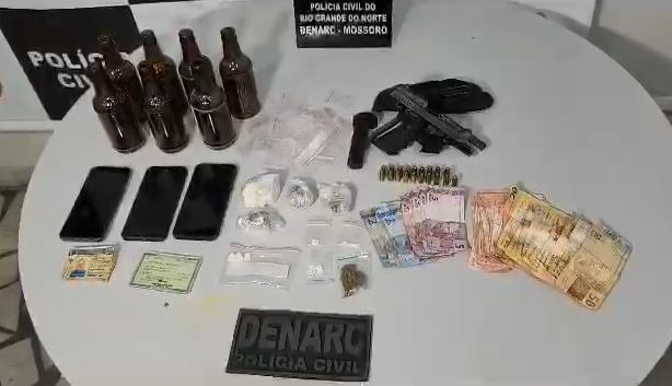 Casal é preso por tráfico de drogas em Mossoró