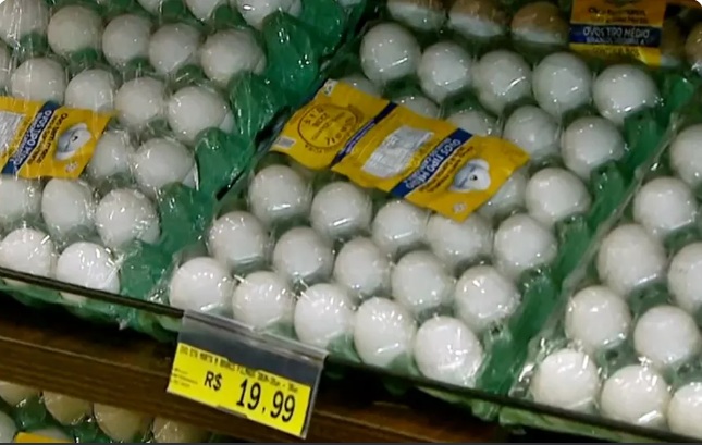 Preço do ovo tem a maior alta em uma década