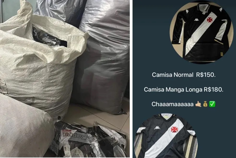 Caminhão com novas camisas do Vasco é roubado no Rio de Janeiro