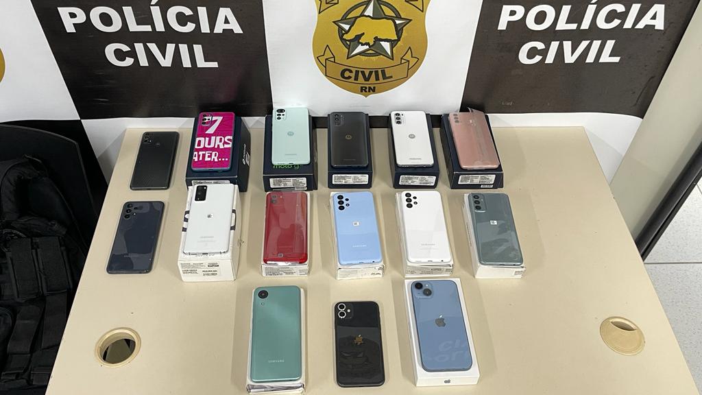 Polícia Civil recupera 21 aparelhos celulares em Natal