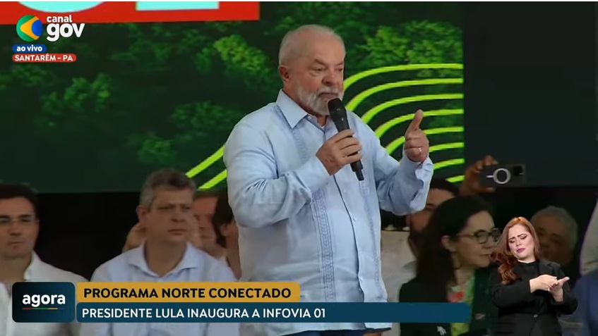 VÍDEO: Lula diz que Amazônia tem de gerar riqueza, não ser santuário