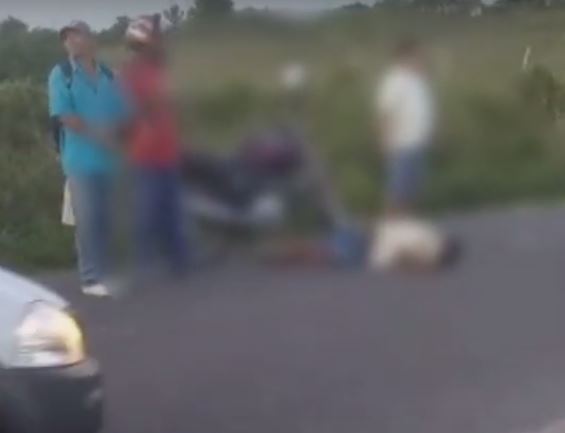 VÍDEO: Acidente entre moto e bicicleta deixa uma pessoa morta no interior do RN