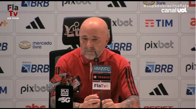 VÍDEO: 'Talvez eu nem esteja aqui', diz Sampaoli sobre pausa até final contra SPFC