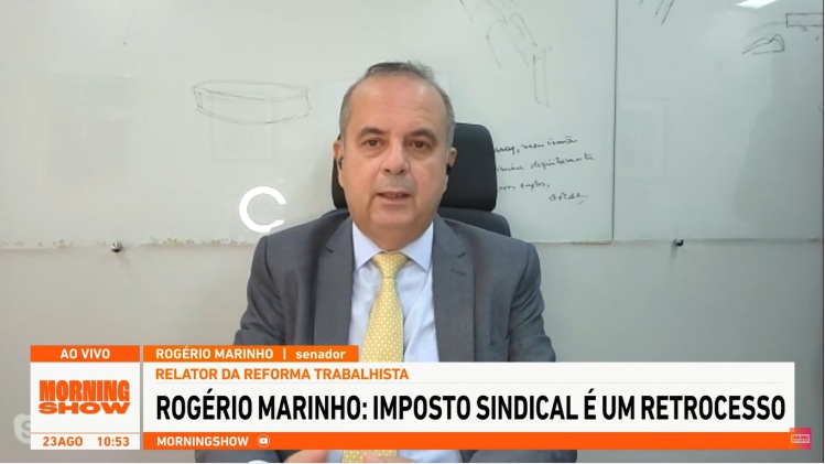 ‘Governo tem projeto de poder, não de país’, diz Marinho sobre possível retorno do imposto sindical