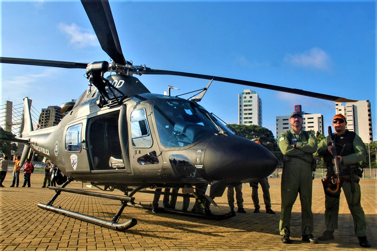 Helicóptero "Potiguar 02" entra oficialmente em serviço no RN