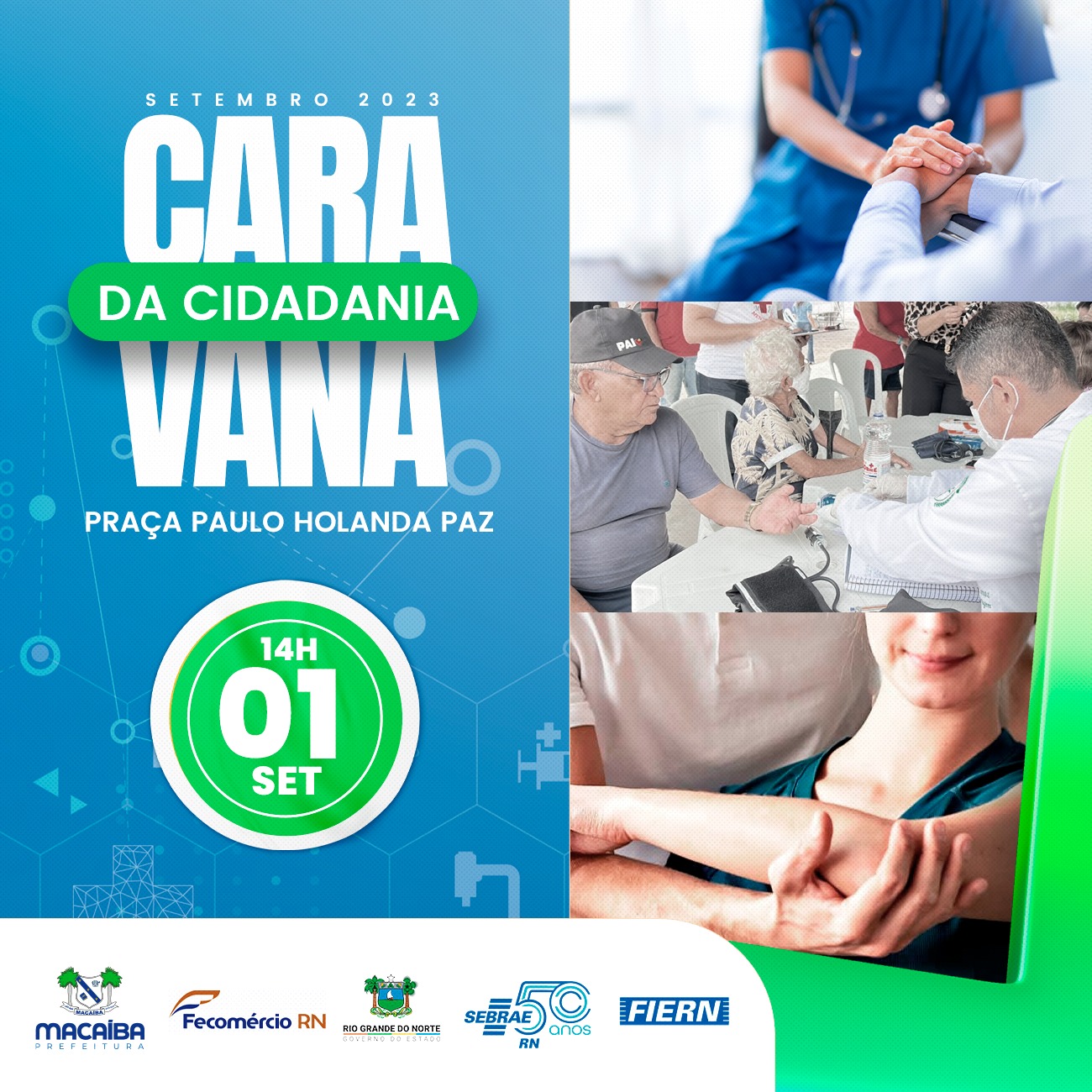 Prefeitura de Macaíba promove a Caravana da Cidadania com oferta de diversos serviços à população