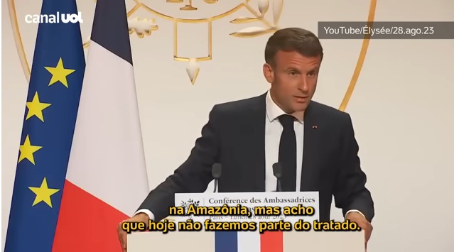 VÍDEO: Presidente da França faz populismo com Amazônia e gera mal-estar em Brasília
