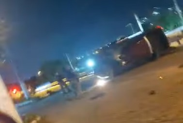 VÍDEO: Homem é preso após perseguição policial, troca de tiros e capotamento na Jaguarari