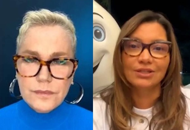 Xuxa chama internauta de “idiota e imbecil” durante live com Janja