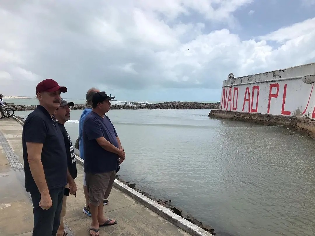 Governo do RN aguarda autorização do Iphan para remover pichação no Forte dos Reis Magos