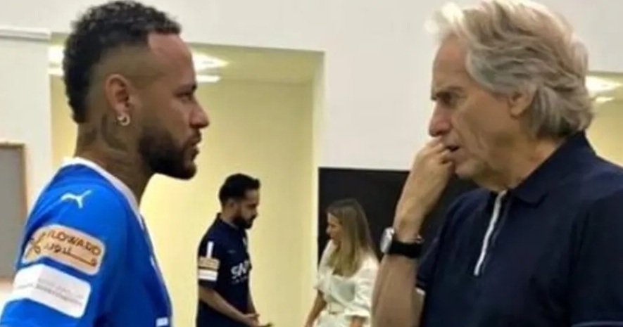Neymar desmente jornal espanhol e nega ter pedido saída de Jorge Jesus do Al-Hilal