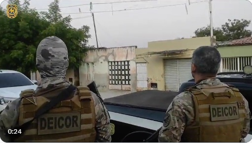 VÍDEO: Polícia Civil prende oito membros facção criminosa em operação em Mossoró