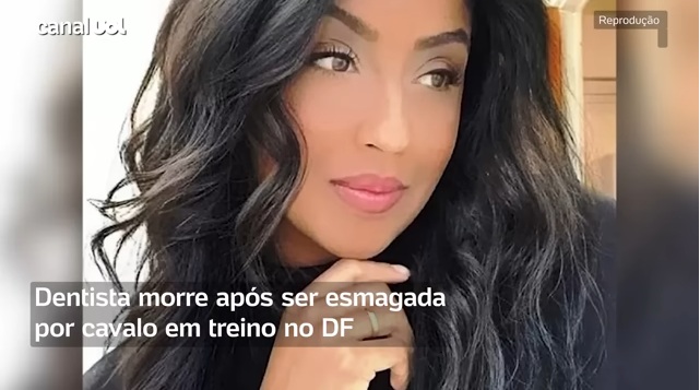Dentista morre após ser esmagada por cavalo em treino