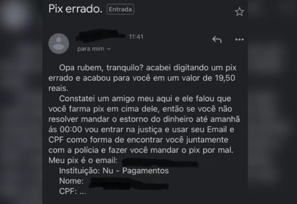 Médico recebe Pix de R$ 19 por engano, é ameaçado e história viraliza