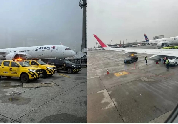 VÍDEO: Voo fica parado por 4h após passageiro “debochar” sobre bomba na mala