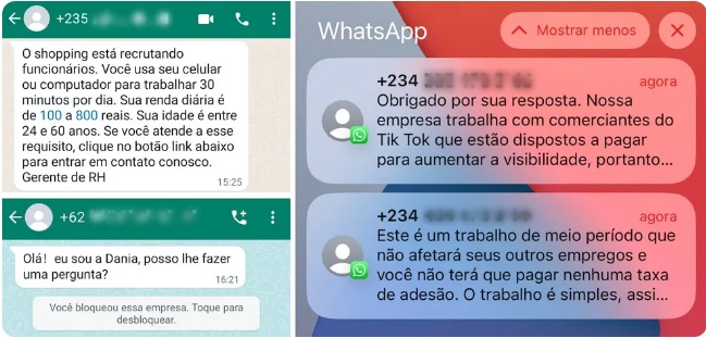 Números estrangeiros no WhatsApp inundam brasileiros com mensagens; veja como denunciar