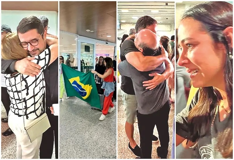 VÍDEO: Potiguares que estavam em Israel voltam para casa e são recebidos com emoção; assista
