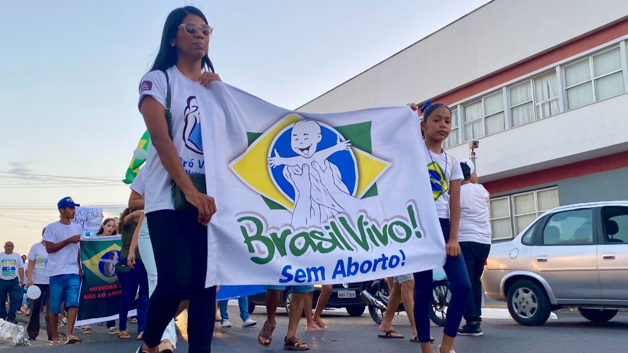 Marcha das Famílias em Natal e Mossoró reforça pedido contra legalização do aborto