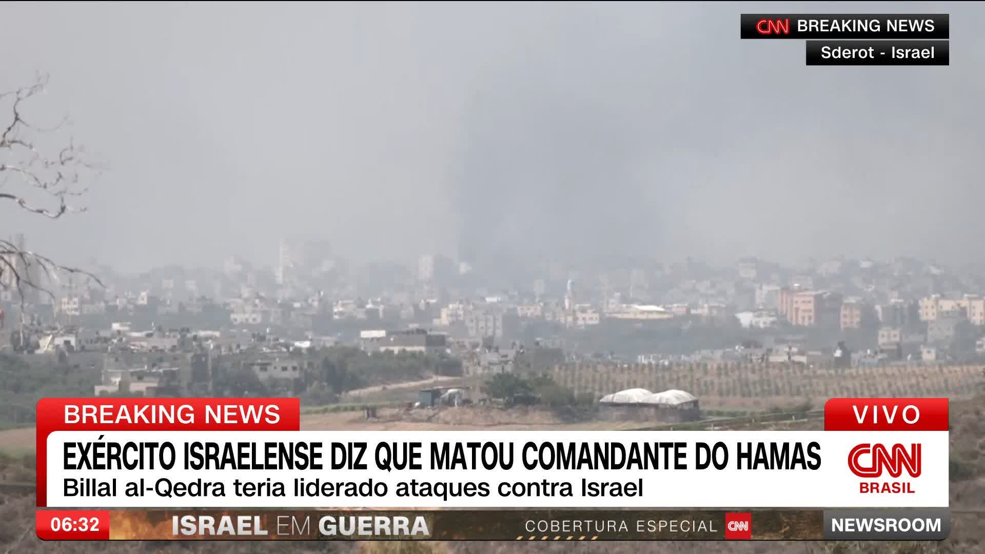 Ataque aéreo israelense mata comandante militar do Hamas