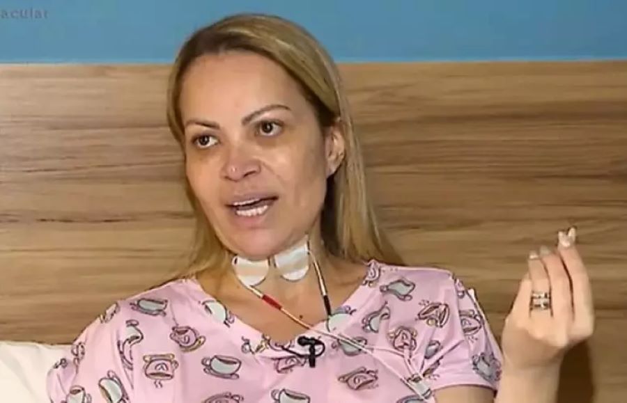 Solange Almeida revelou estar com lesão nas cordas vocais e nos pulmões devido ao uso de cigarro eletrônico