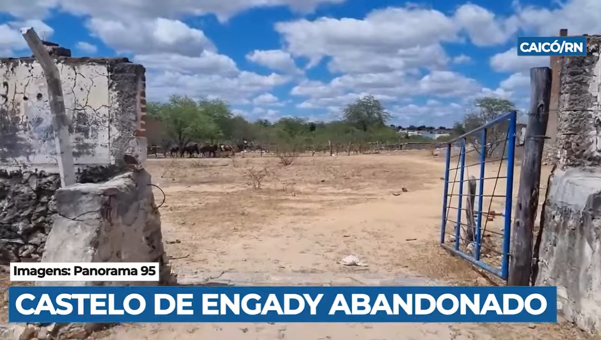 VÍDEO: Castelo comprado pelo Governo do RN segue abandonado após quase duas décadas