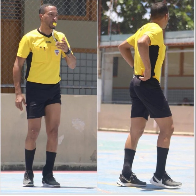 Árbitro de futebol com tornozeleira eletrônica chama atenção e busca recomeço na carreira
