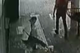 VÍDEO: Idosa de 86 anos é empurrada por homem em calçada e fratura o fêmur