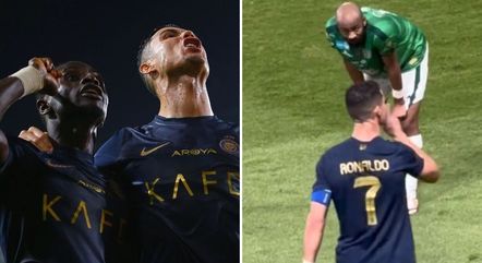 VÍDEO: Cristiano Ronaldo se irrita com gritos de Messi, xinga torcedores e pede para árbitro ser substituído