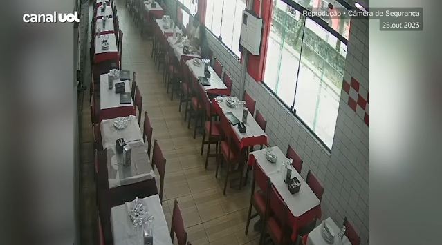 [VÍDEO] Casal é detido após golpes em restaurantes: 'Comiam e não pagavam'