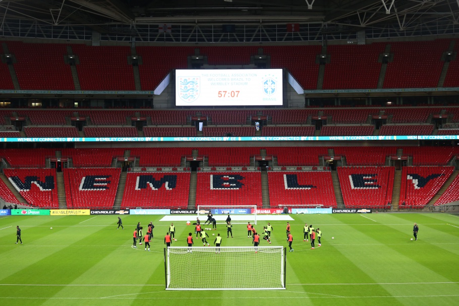 CBF anuncia amistoso entre Brasil x Inglaterra em Wembley para 2024