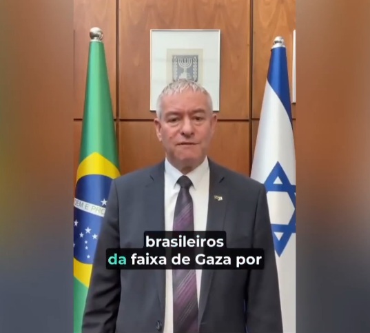[VÍDEO] Embaixador de Israel: “Hamas atrasa saída dos brasileiros de Gaza”
