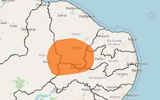 Inmet alerta baixa umidade em 15 municípios do RN; veja lista