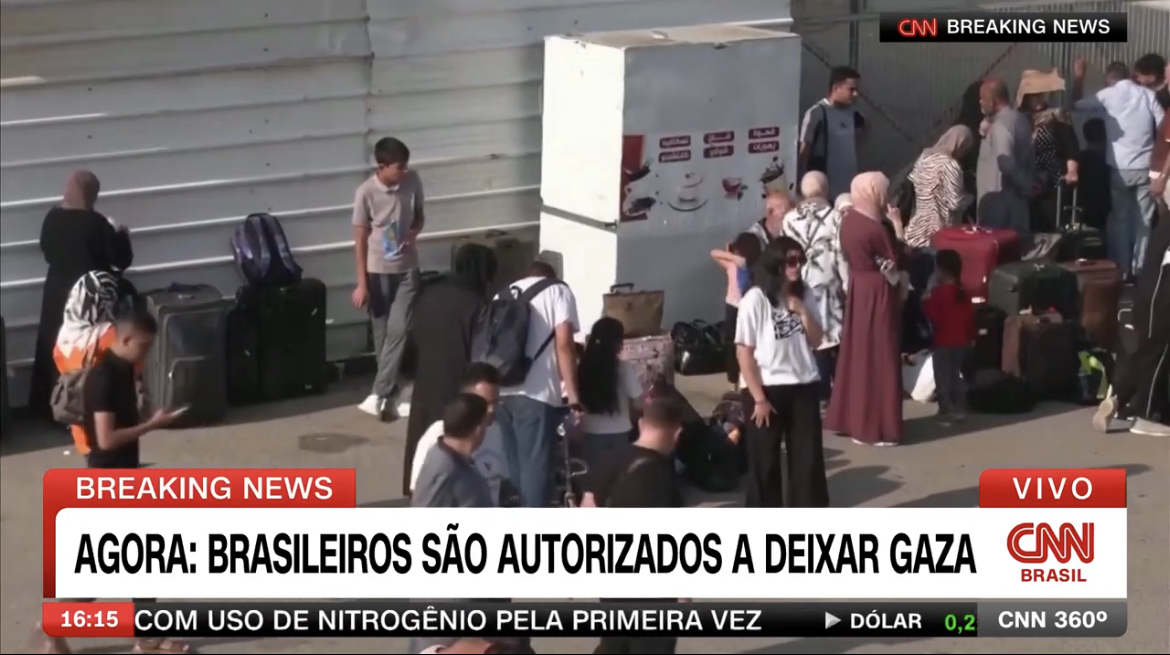Brasileiros são autorizados a deixar a Faixa de Gaza, dizem fontes