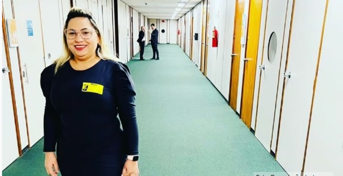 "Dama do tráfico" diz que chegou a ver Dino em audiências