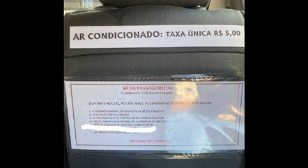 Motoristas de app podem cobrar para ligar o ar-condicionado? Empresas respondem