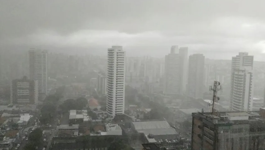 Semana em Natal deve acumular chuvas de até 55mm