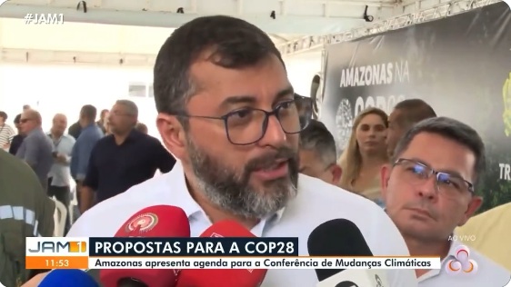 "A Amazon usa o nome do Amazonas, quanto é que a gente ganha por isso?", diz governador do AM; ASSISTA