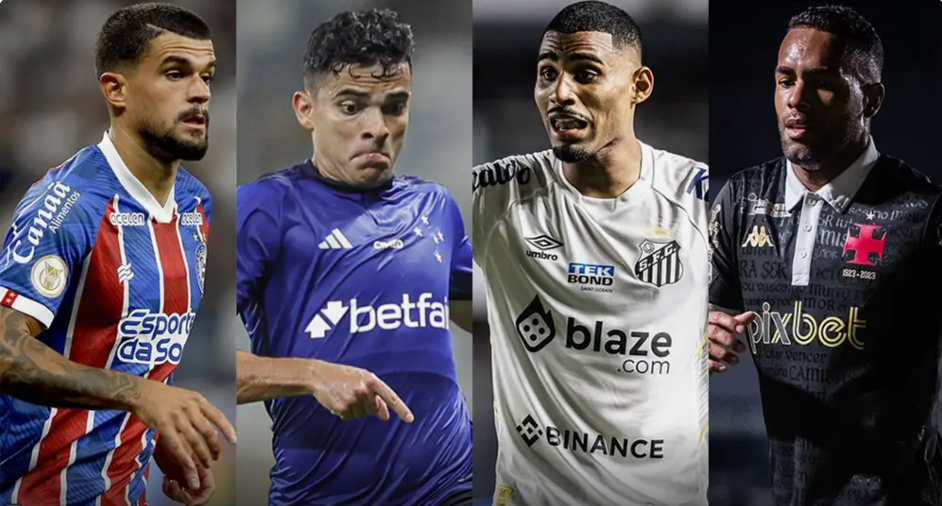 Bahia, Cruzeiro, Santos e Vasco: veja risco de rebaixamento no Brasileiro