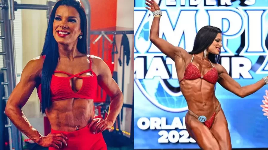 Ex-morena do Tchan vence prêmio de melhor fisiculturista em Orlando